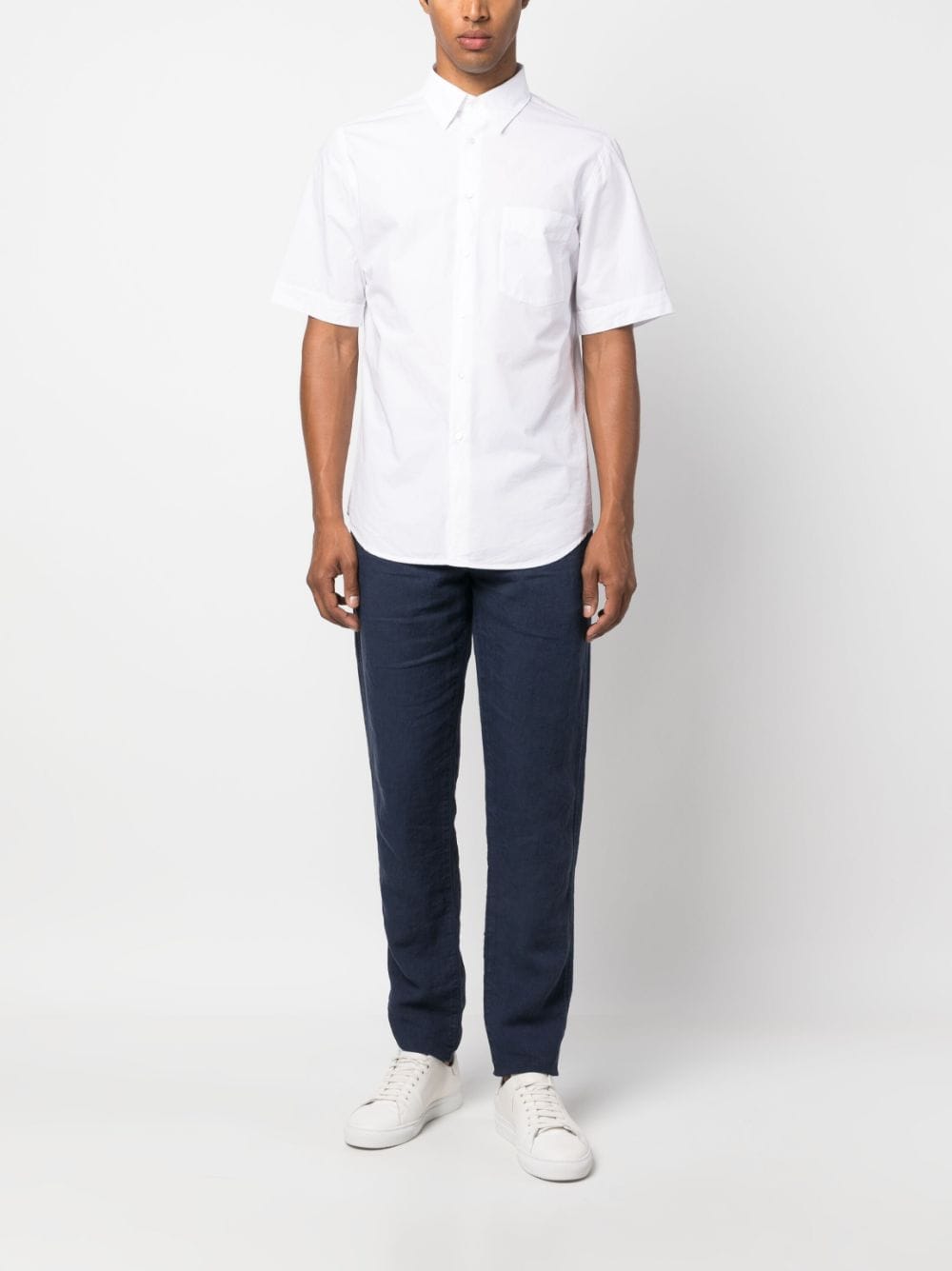 ASPESI Overhemd met korte mouwen - Wit