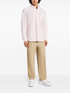 Lacoste Overhemd met logo-applicatie - Roze
