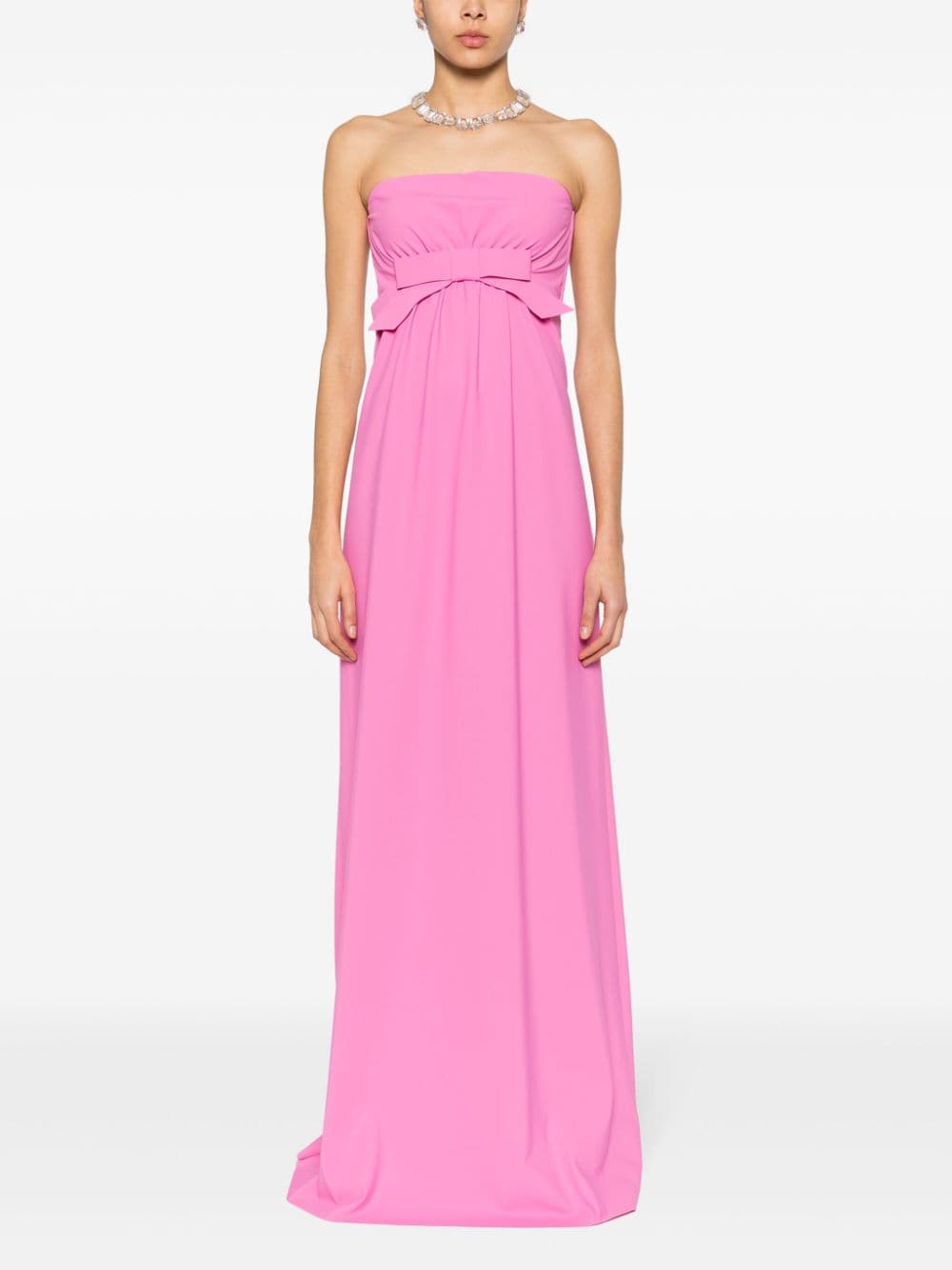 CHIARA BONI La Petite Robe Maxi-jurk met strikdetail - Roze