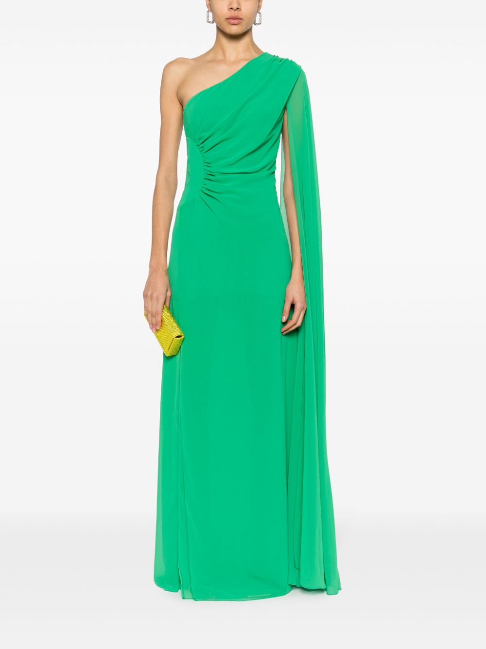 Blanca Vita one-shoulder dress - Groen