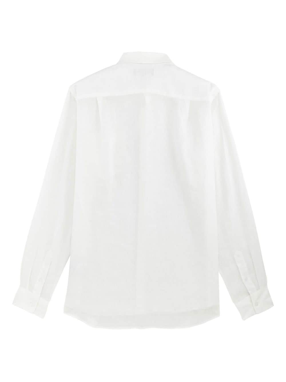 Vilebrequin Overhemd met geborduurd logo - Wit