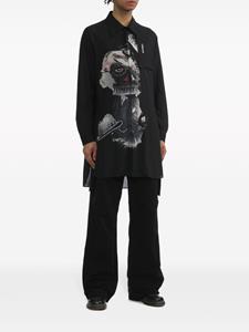 Yohji Yamamoto Kuro overhemd met print - Zwart