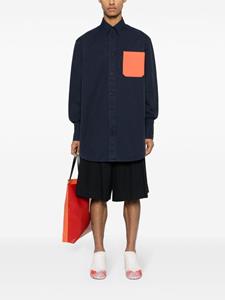 JW Anderson Oversized overhemd - Blauw