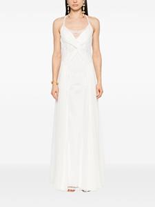 Alberta Ferretti Maxi-jurk met kant - Wit