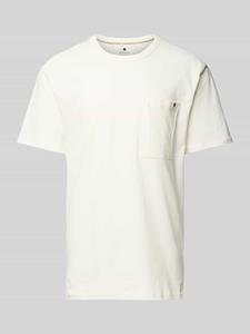 Anerkjendt T-shirt met borstzak, model 'AKRUNE'