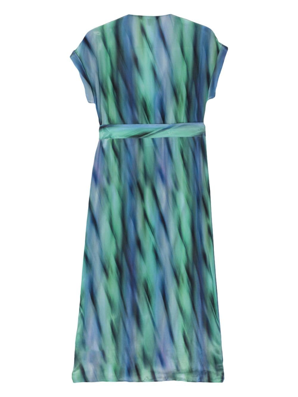 Armani Exchange Maxi-jurk met print - Blauw