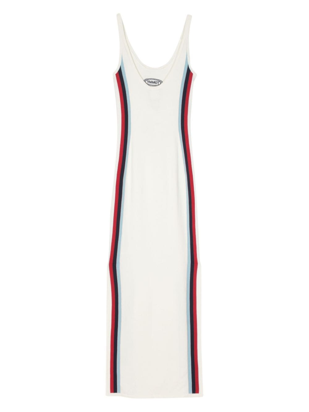 Tommy Jeans Maxi-jurk met geborduurd logo - Beige