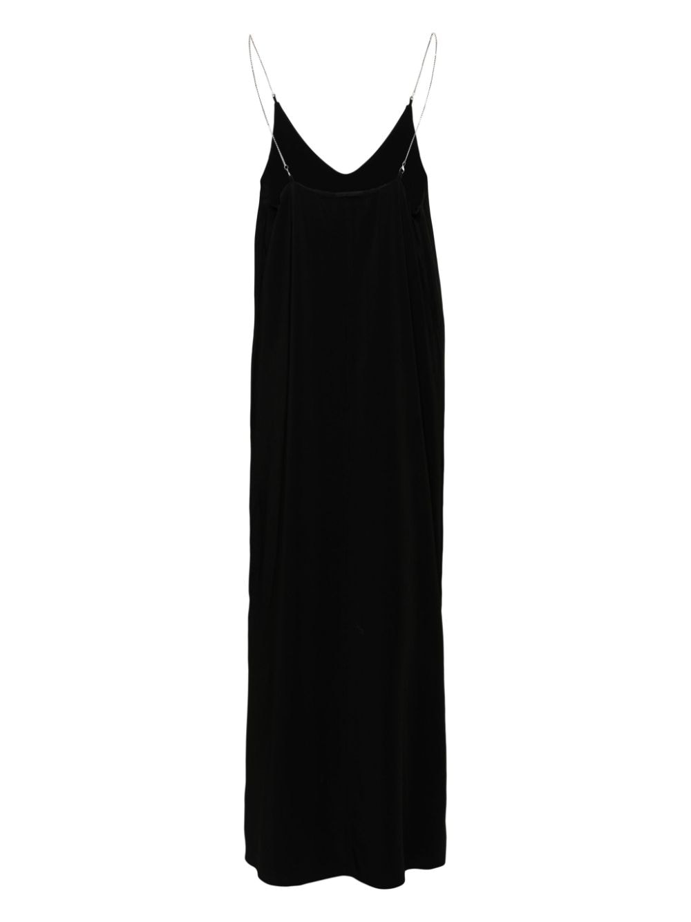 Thom Krom Maxi-jurk met kettingbandjes - Zwart