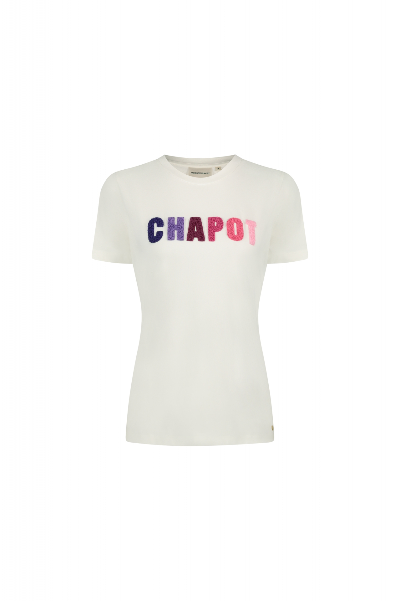 Fabienne Chapot  Offwhite T-shirt logo 