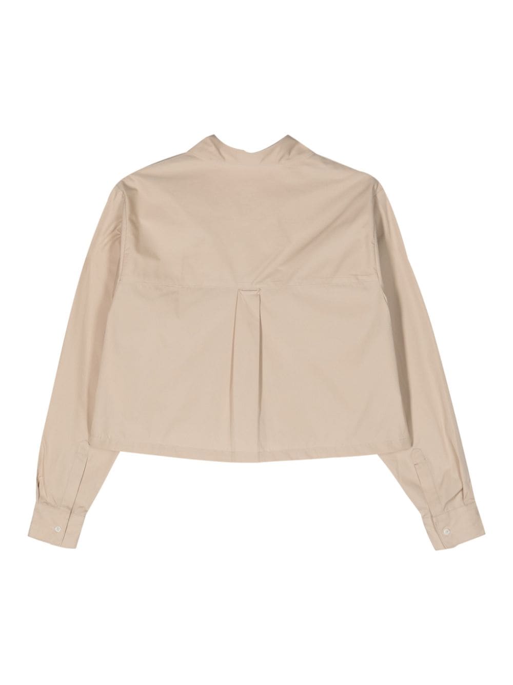ASPESI Cropped blouse - Beige