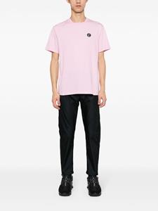 Just Cavalli T-shirt met logo-applicatie - Roze