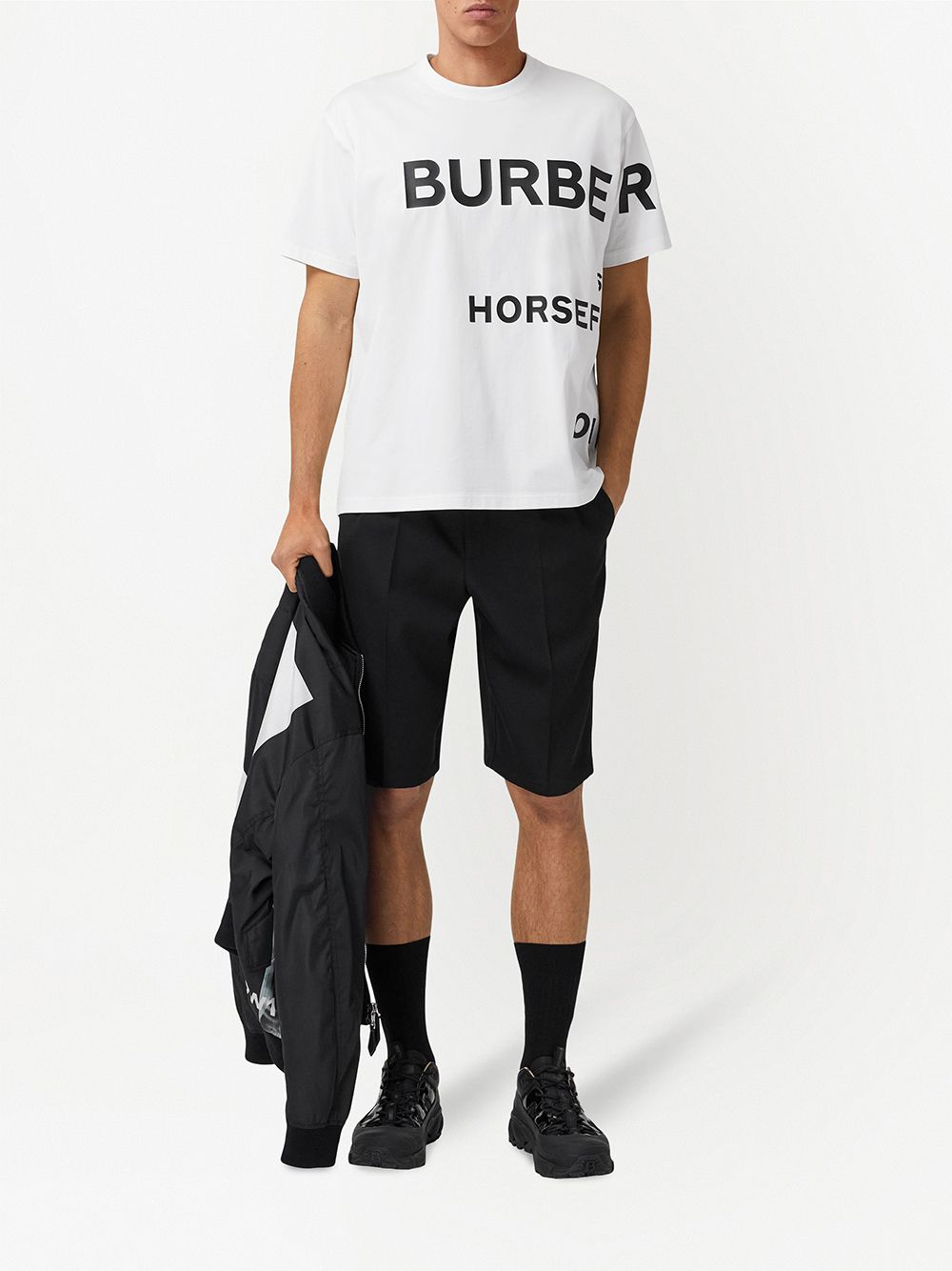 Burberry T-shirt met print - Wit