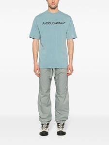 A-COLD-WALL* T-shirt met logoprint - Blauw