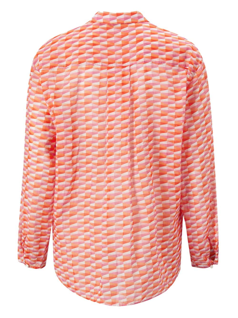 Jimmy Choo Katoenen overhemd met geometrische print - Oranje