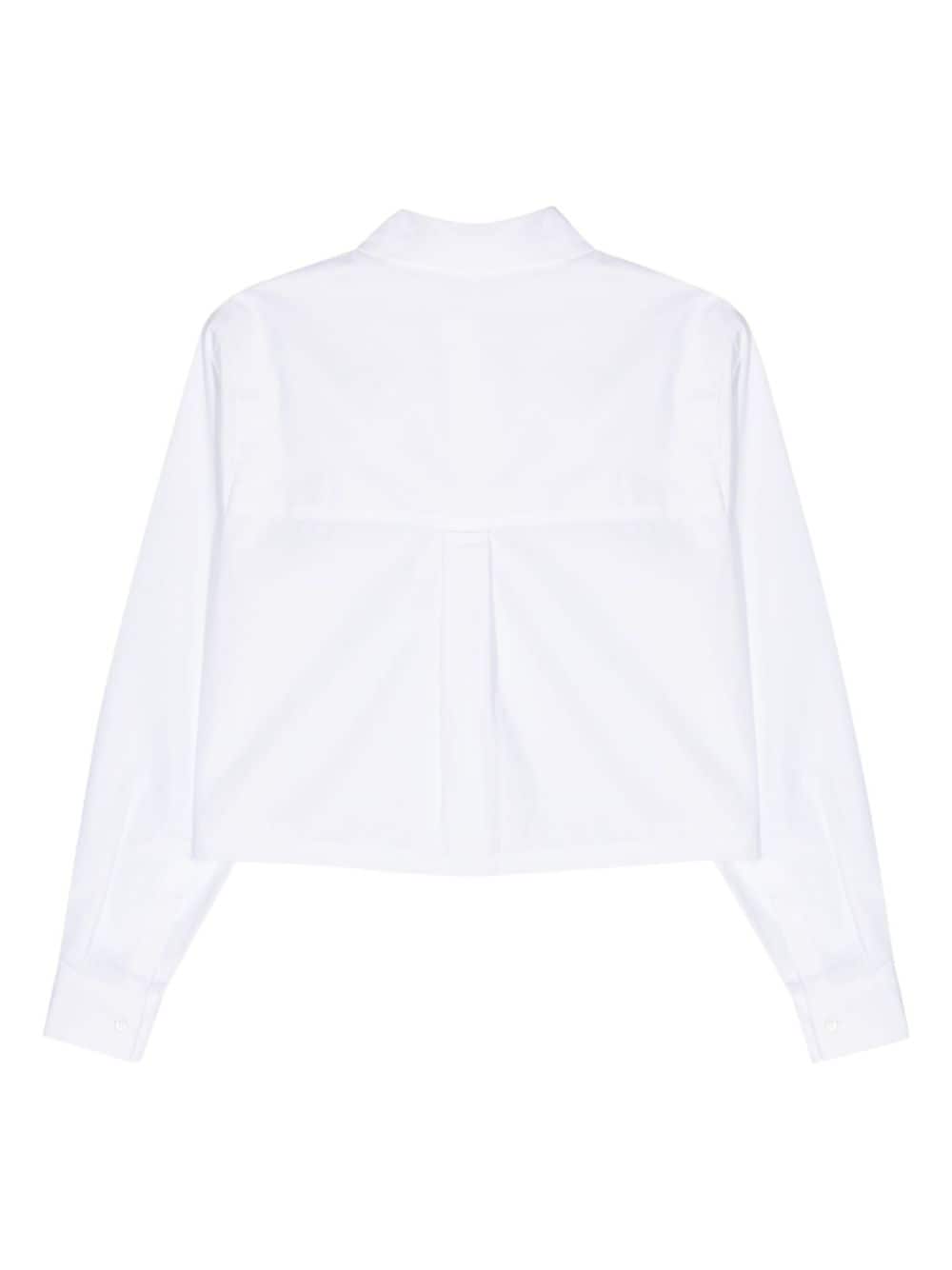 ASPESI Cropped blouse - Wit