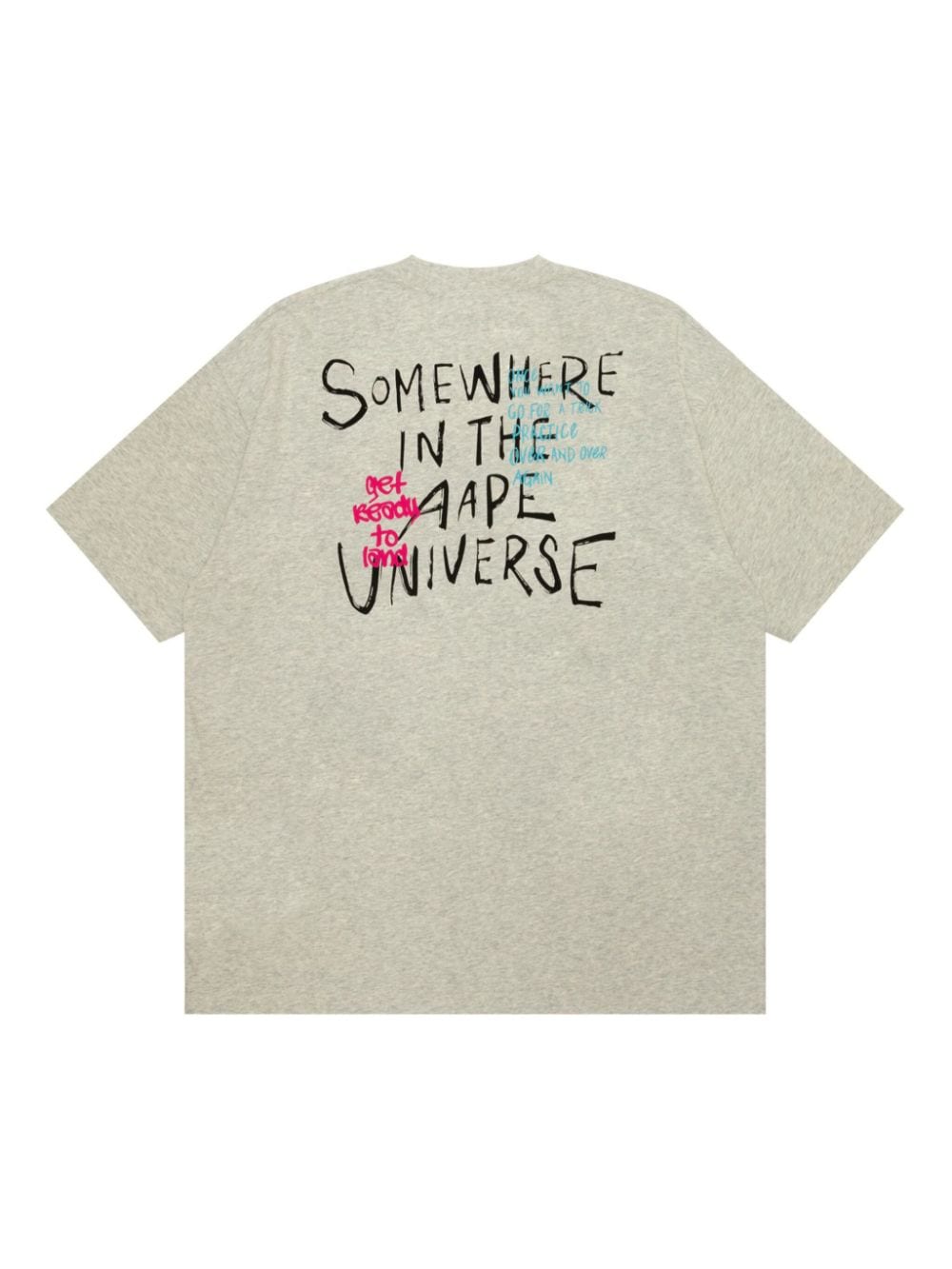 AAPE BY *A BATHING APE T-shirt met grafische print - Beige