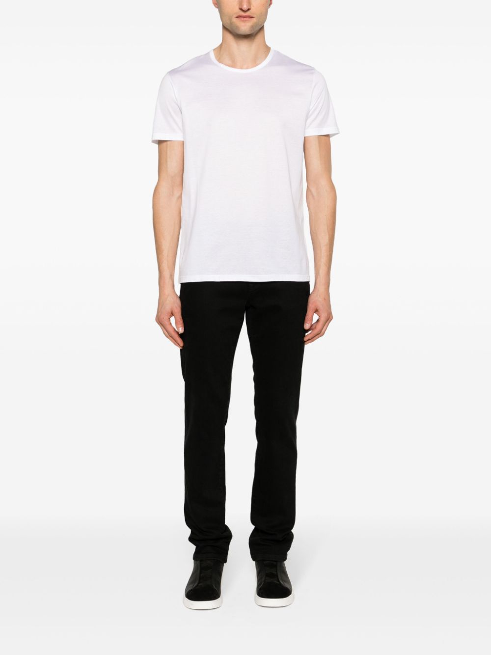 Zegna T-shirt met ronde hals - Wit