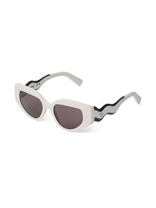 Karl Lagerfeld KL zonnebril met cat-eye montuur - Wit