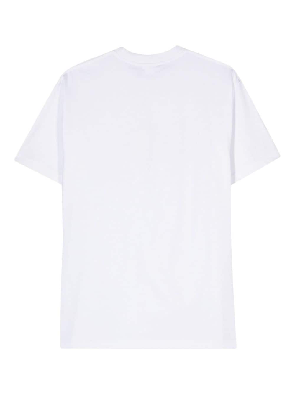 Huf Katoenen T-shirt met print - Wit