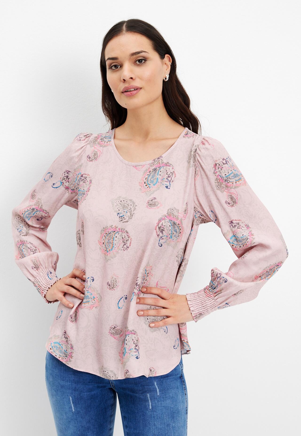 IN FRONT HARRIET BLOUSE 15629 215 (Rose 215)