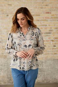 IN FRONT DARLING BLOUSE 16137 501 (Blue 501)