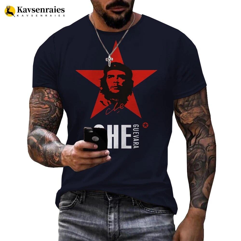 Baibao QIQI Hero Che Guevara Fitness T-shirt Mannen Vrouwen Hip Hop Merk Kleding Scrossfit Grappige Zomer 3D Print Herenkleding