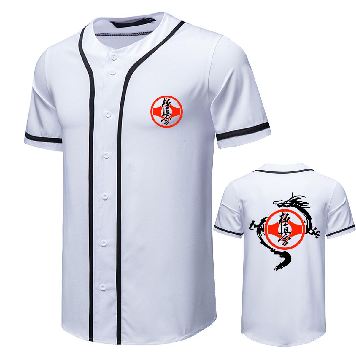 Bababuy club Men's Casual Short Sleeve Shirts Baseball Shirts US Size Loose Shirts Casual Shirt