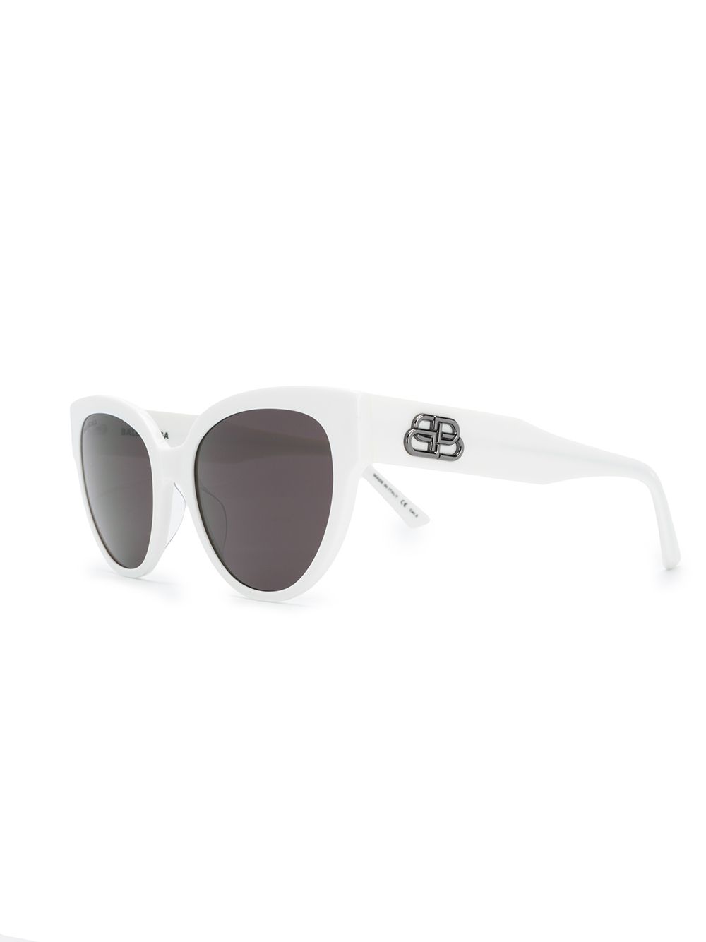 Balenciaga Eyewear Zonnebril met kattenoog montuur - Wit