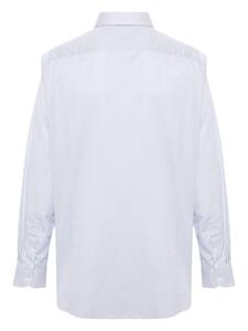 Corneliani Katoenen overhemd met puntige kraag - Grijs