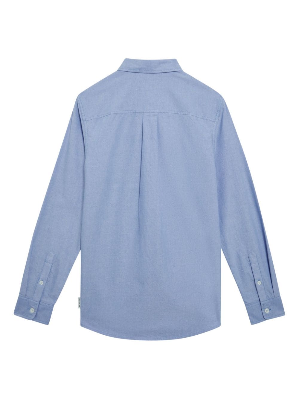 SPORT b. by agnès b. Dino-embroidered cotton shirt - Blauw