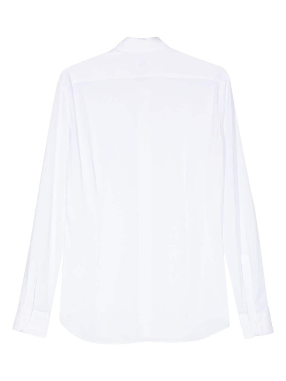 Mazzarelli Overhemd met textuur - White