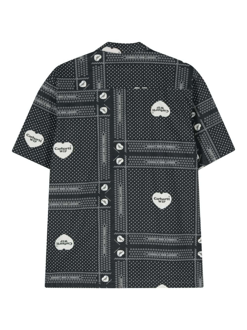 Carhartt WIP Overhemd met logoprint - Zwart