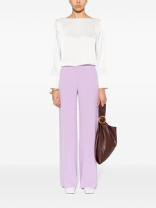 Theory satin cropped blouse - Wit