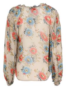 Sea Roanne floral-print blouse - Beige