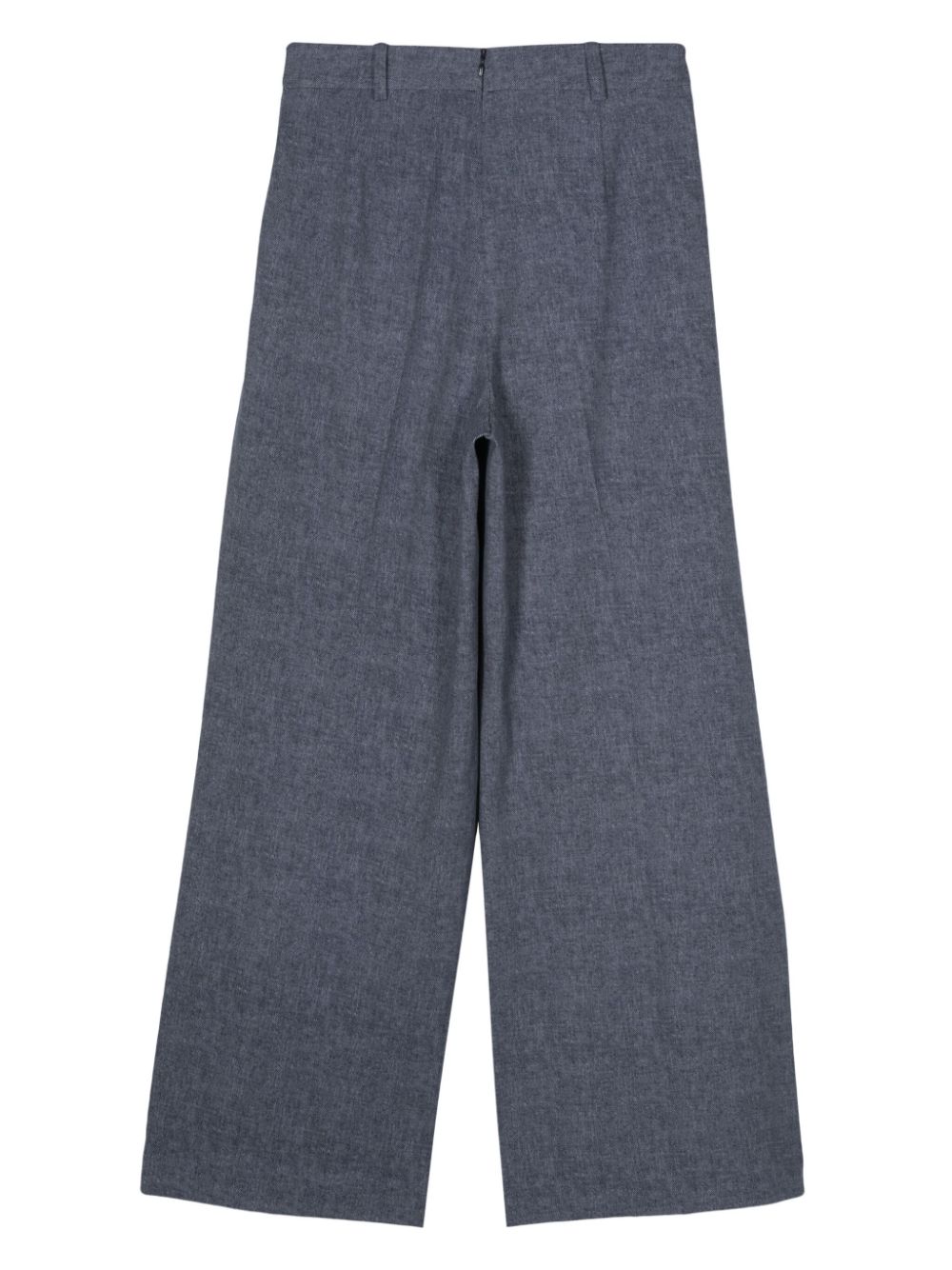 Circolo 1901 twill wide-leg trousers - Blauw