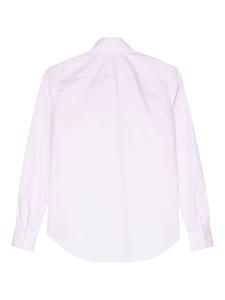 Mazzarelli pointed flat-collar poplin shirt - Roze