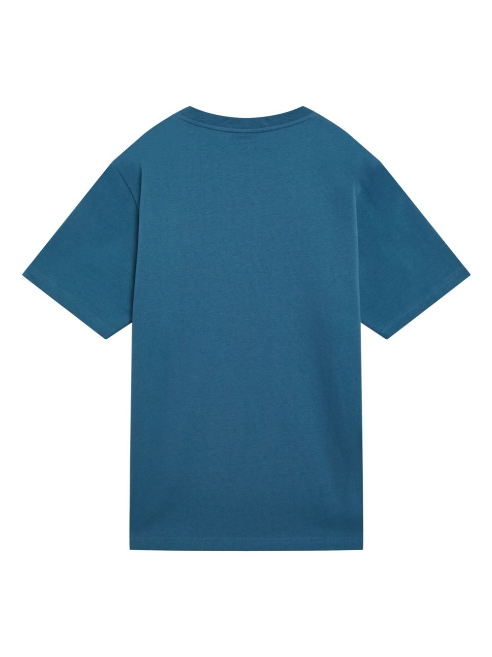 SPORT b. by agnès b. logo-raised cotton T-shirt - Blauw