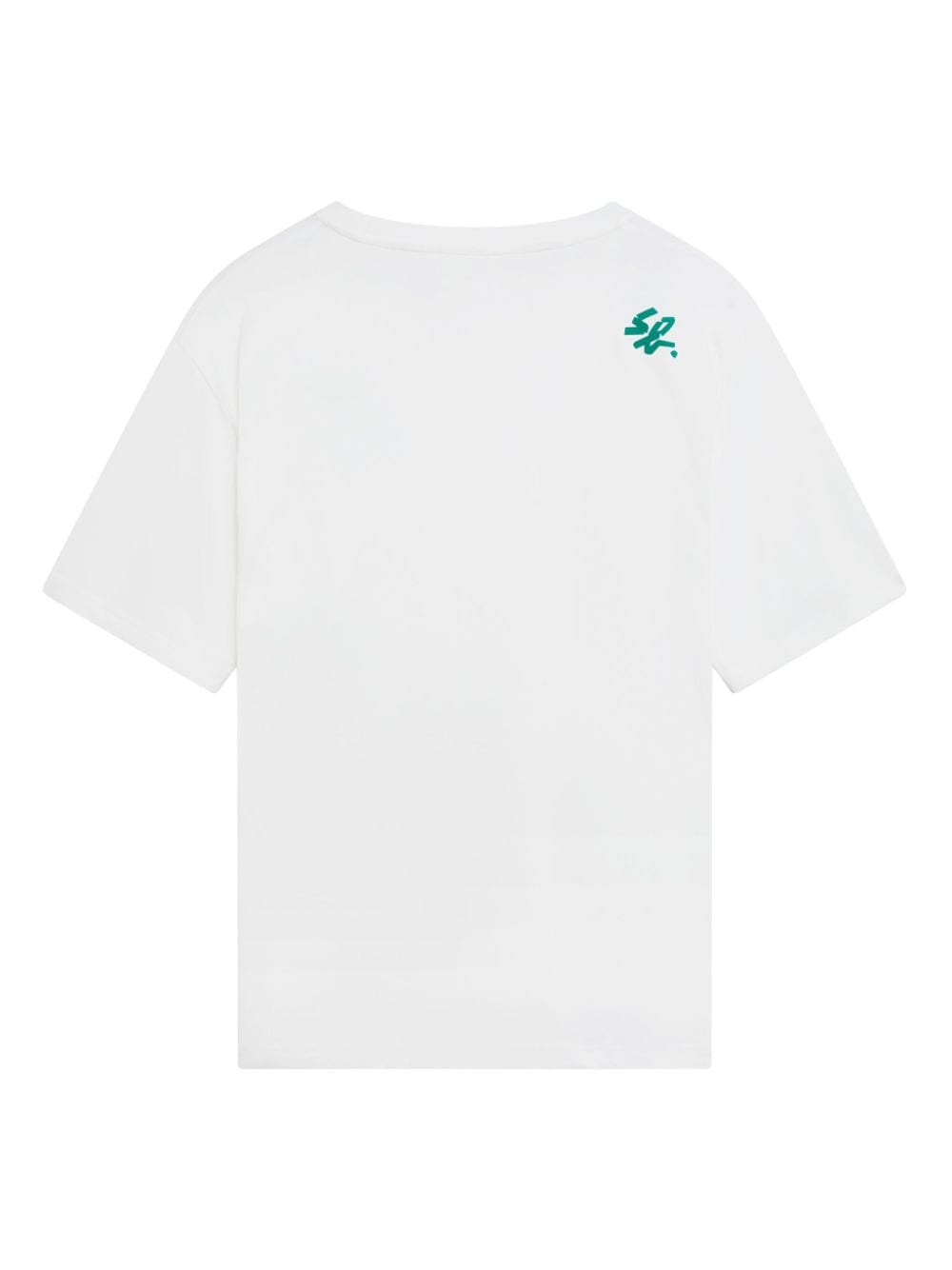 SPORT b. by agnès b. logo-tape cotton T-shirt - Wit