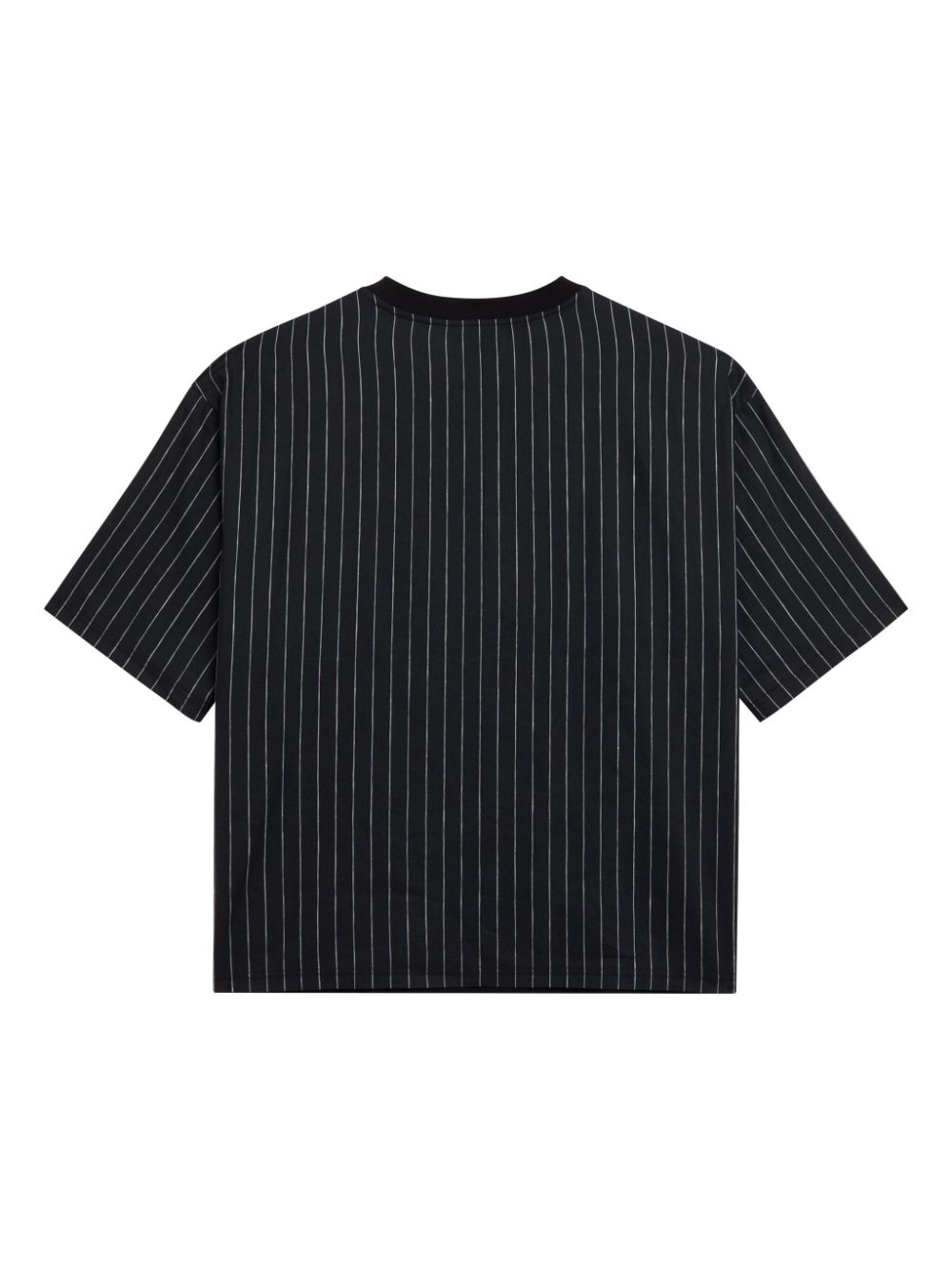 SPORT b. by agnès b. pinstriped cotton T-shirt - Zwart