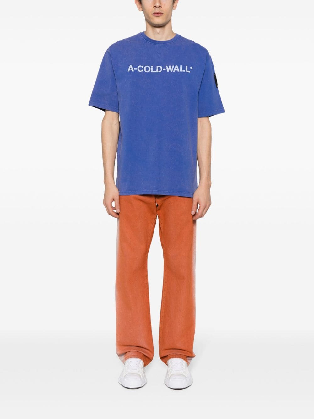 A-COLD-WALL* T-shirt met logo - Blauw