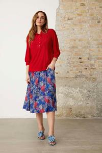 IN FRONT TANIA BLOUSE 16132 201 (Red 201)