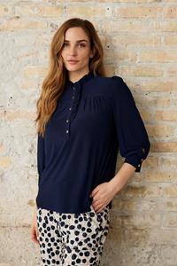 IN FRONT TANIA BLOUSE 16132 591 (Navy 591)