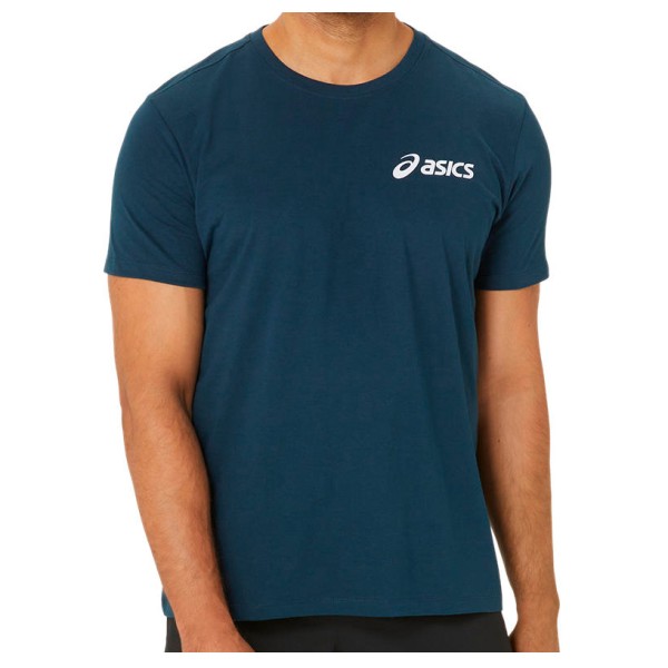 ASICS  Chest Logo S/S Tee - T-shirt, blauw