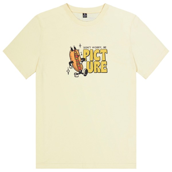 Picture  Basement Mustard Tee - T-shirt, wit/beige