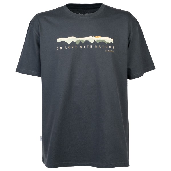 NIKIN  Treeshirt Mountain Panorama - T-shirt, blauw