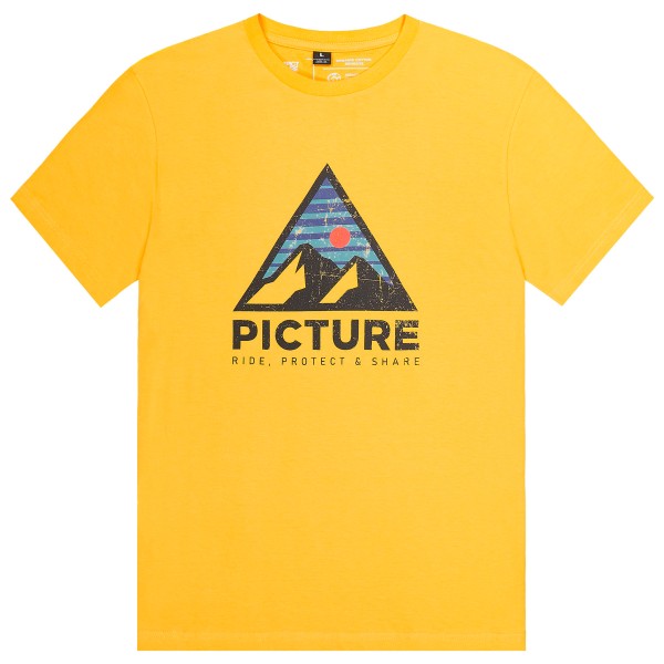 Picture  Authentic Tee - T-shirt, geel