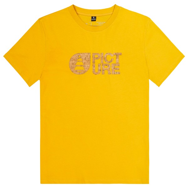 Picture  Basement Cork Tee - T-shirt, geel
