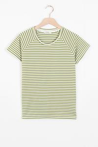 Sissy-Boy Groen Gestreept T-shirt