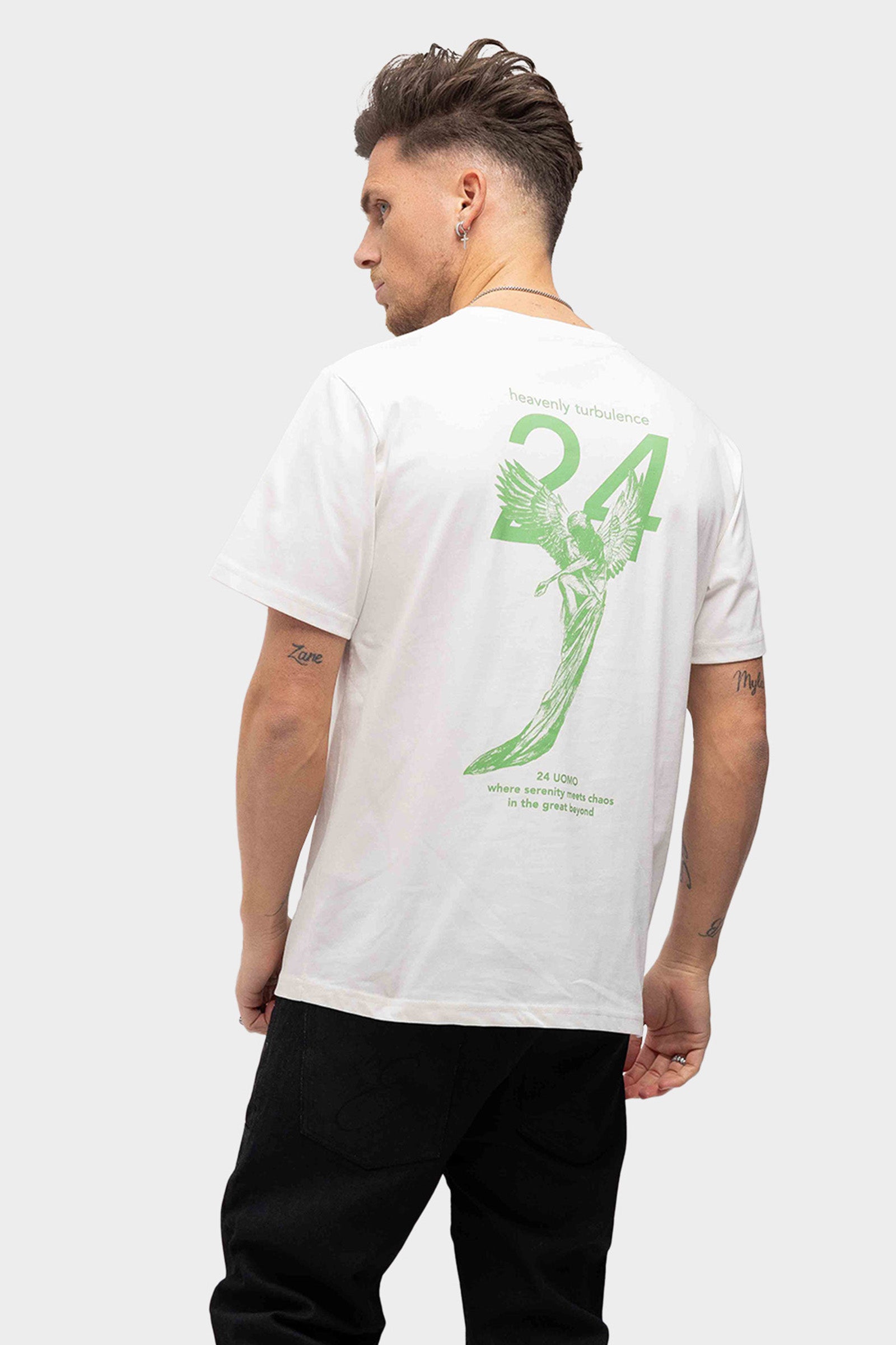 24 Uomo Heavenly Turbulence T-shirt Off-White PRE-ORDER 5 APRIL