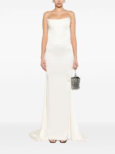 Giuseppe Di Morabito Strapless maxi-jurk - Beige